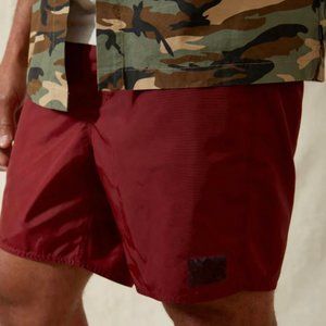 Brixton Vintage Nylon Swim Trunk in Island Berry